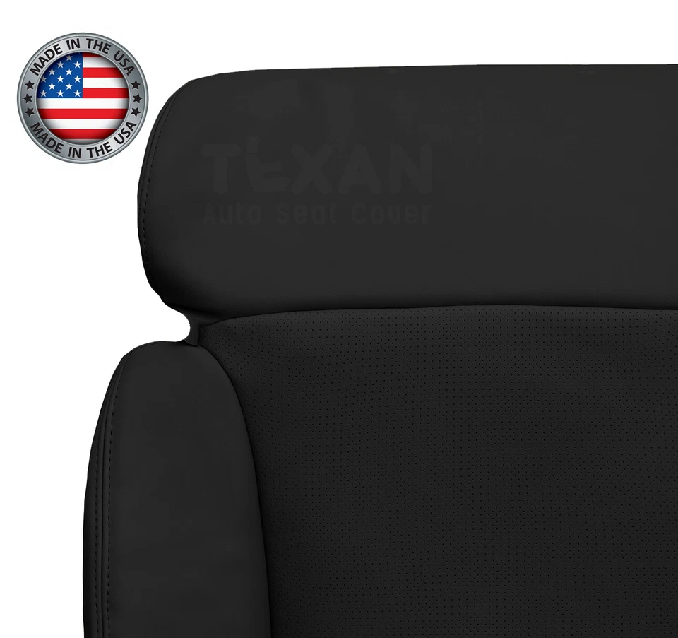 Front Seat Cover Perforated Leather Black For 2006-2011 Lexus GS430 GS450H GS460 - Image 4 of 4