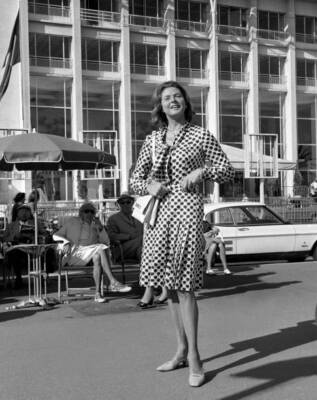 Ingrid Bergman Swedish actress and president of the jury in 1976 p- Old Photo