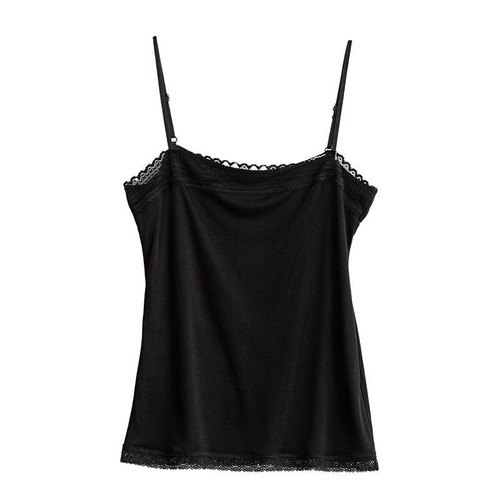 Damen Seide Camisole Bluse Maulbeerseide Tank Tops Trägertop Spaghetti KT3S125 - Bild 7 von 21