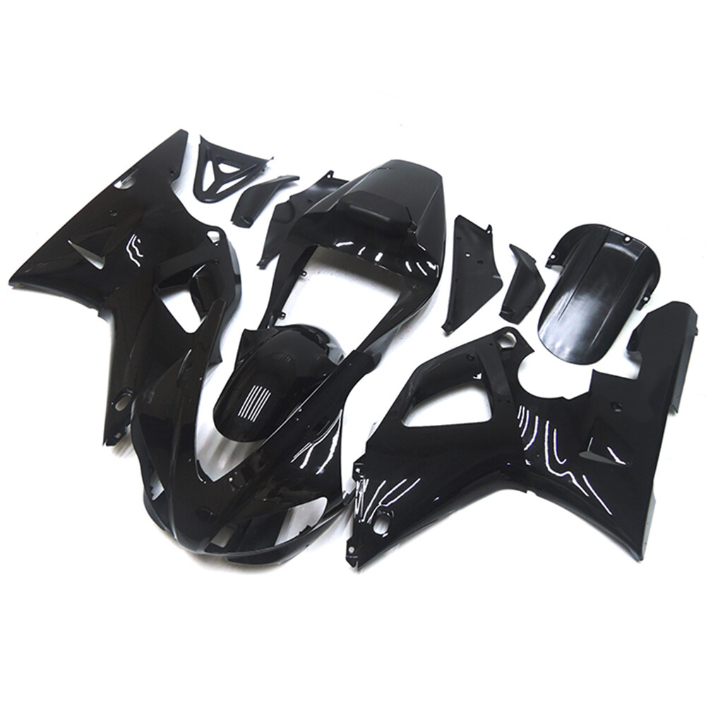 Gloss Black Plastic Fairings Kit for 1998-1999 Yamaha YZF1000 R1 Bodywork