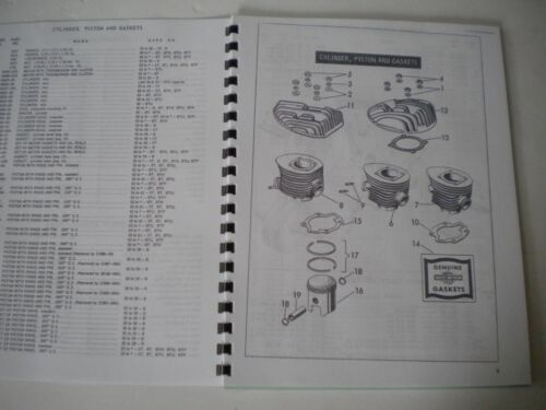 Harley-Davidson 1956 to 1965 Hummer,Scat,Ranger 125 & 165 Parts Manual-NEW - Picture 3 of 5