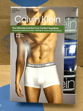  47.5 New Calvin Klein CK Underwear Ultimate Comfort Men Trunk XL 3 Pack