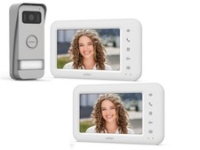 KIT VIDEOCITOFONO CON 2 MONITOR AVIDSEN 7 POLLICI MONOFAMILIARE 1 UNICA FAMIGLIA