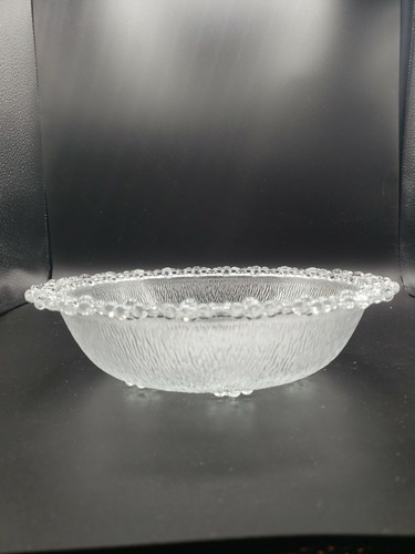 Salad Bowl Server Crystal Classic 8" Internal Diameter 2" Deep 9.5" External SA1 - Picture 2 of 12
