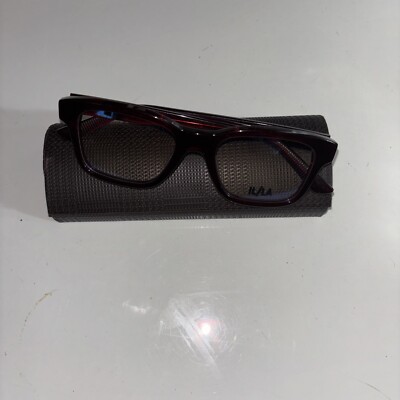 ILLA MARIO CORRADO EYEGLASSES FRAMES ONLY/ MADE IN ITALY RED WINE
