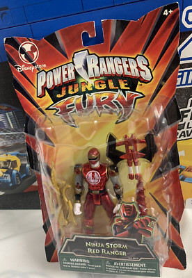 Power Rangers Jungle Fury Ninja Storm Red Metalic Ranger | eBay