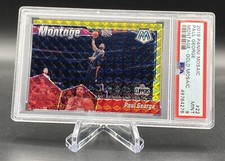 🔥2019 Panini Mosaic PAUL GEORGE Montage GOLD Mosaic #d 8/10 PSA 9 MINT 🔥