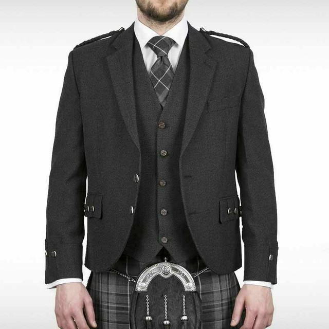 tweed kilt waistcoat