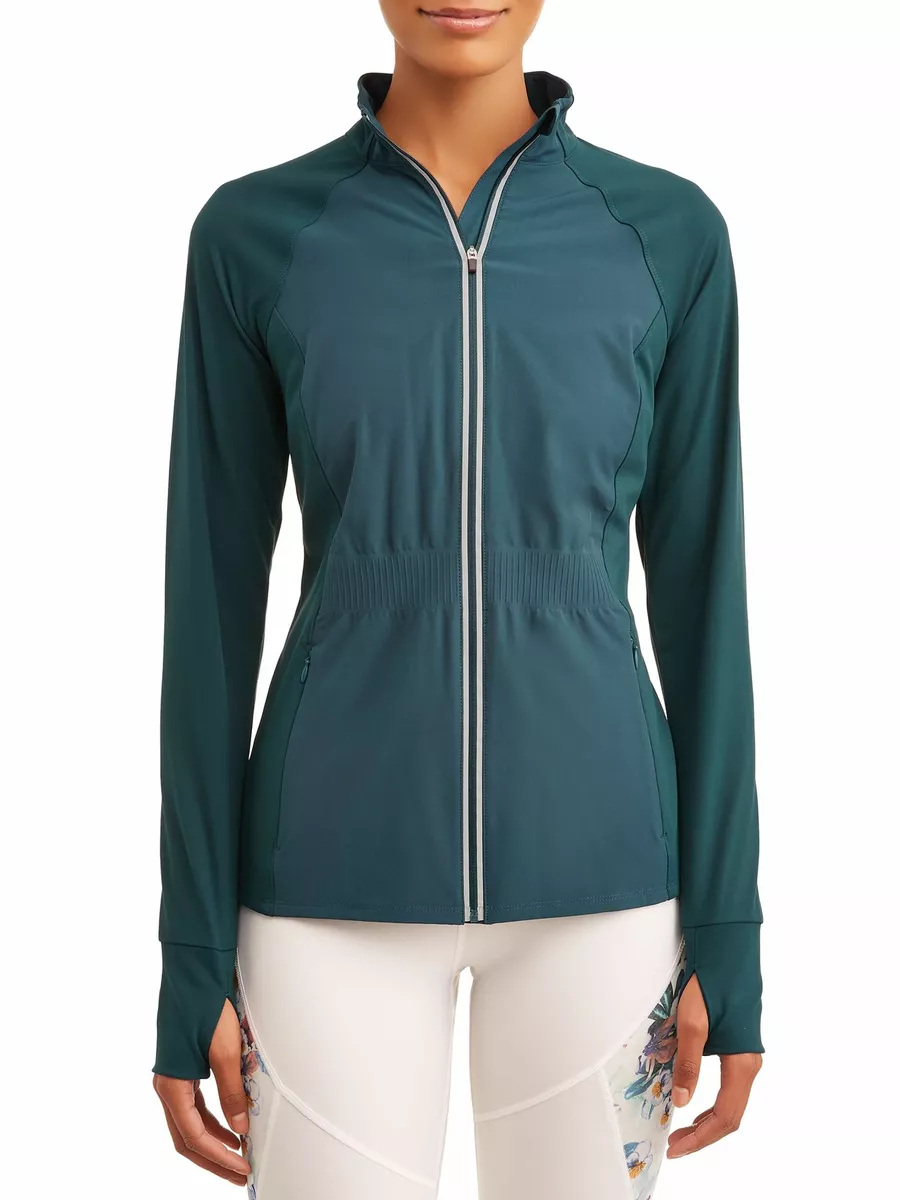 Avia Women's Active Performance Flex Tech Jacket Gem Slate Size S/CH4-6