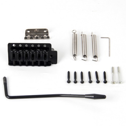 Black Electric Tremolo Bridge With Whammy Bar for Fender Strat Guitar