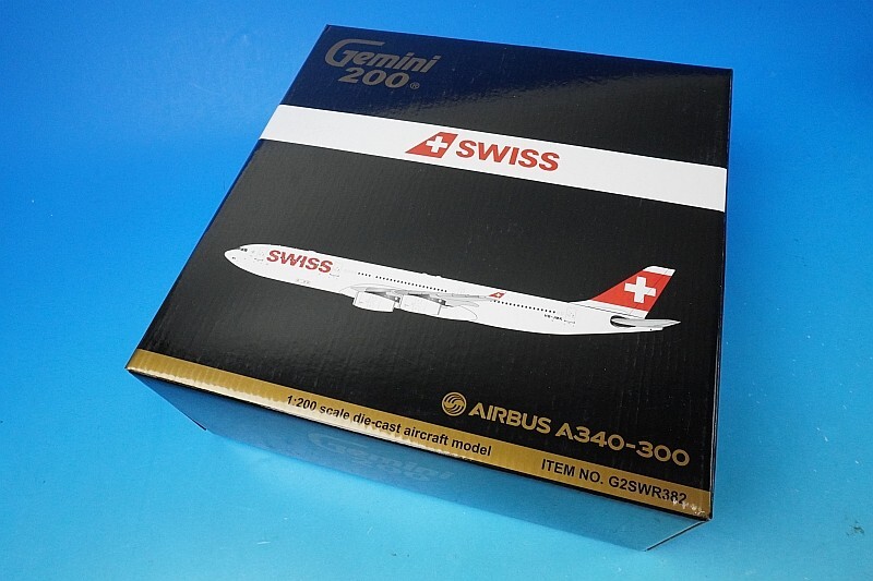 1:200 A340-300 Swissair HB-JMK G2SWR382 Gemini | eBay