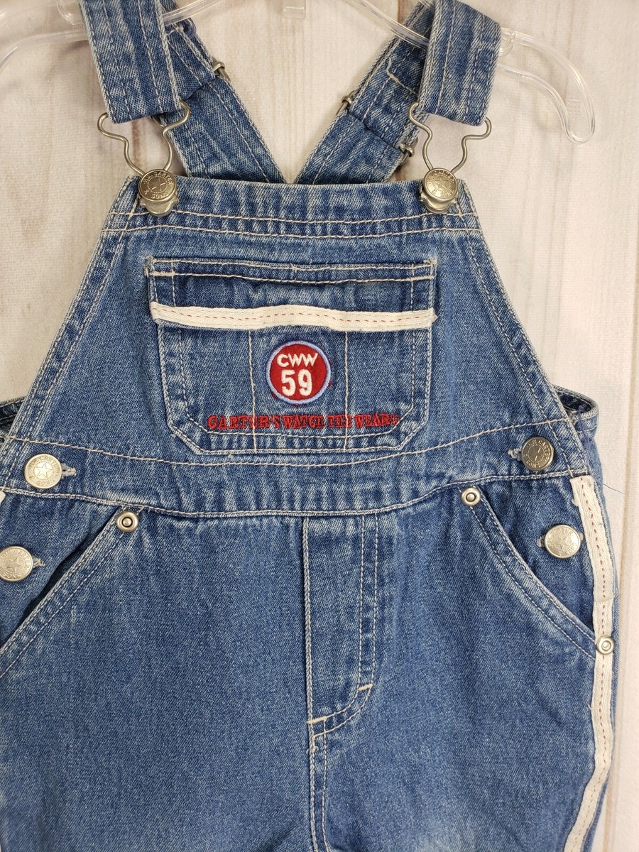Carters Watch The Wear 6 9 Months Coveralls Denim Jean