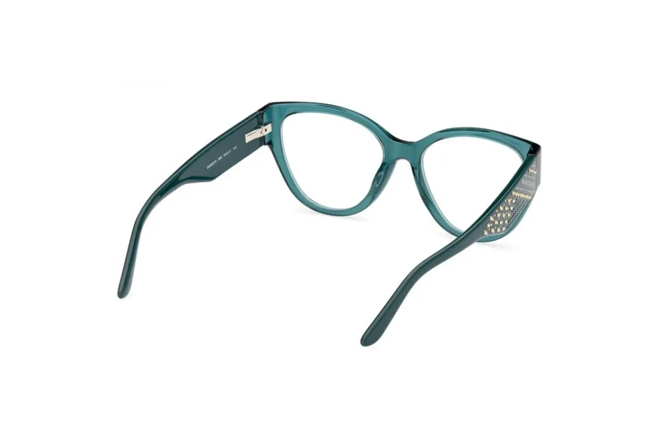 Marco de gafas de gato de plástico verde Marciano By Guess GM50018 098 54-17-140 Foto 3 de 3