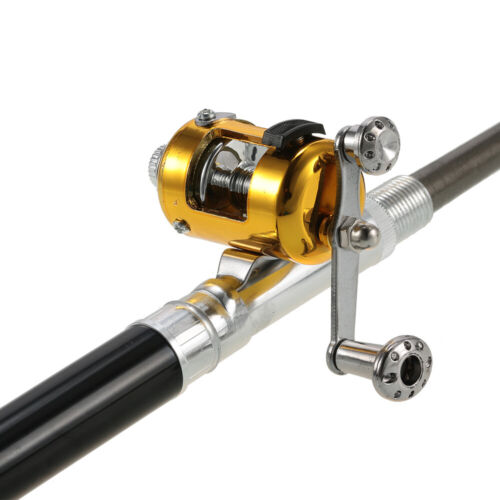 2 Sets Mini Fishing Rod Reel Combo Aluminum Alloy Fishing Rod And Fishing Reel - Picture 10 of 11