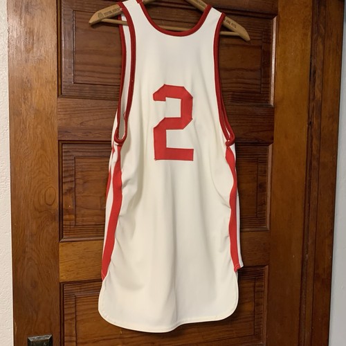 Vtg 50s Empire Basketball Jersey M Medics Doctor EMT Physician Red White USA - Picture 17 of 17