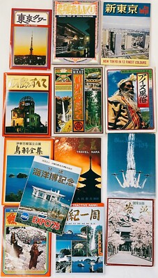 Vintage Japanese Postcard Hiroshima, Nara, Nikou, EXPO, Ainu, Tokyo Lot of 174