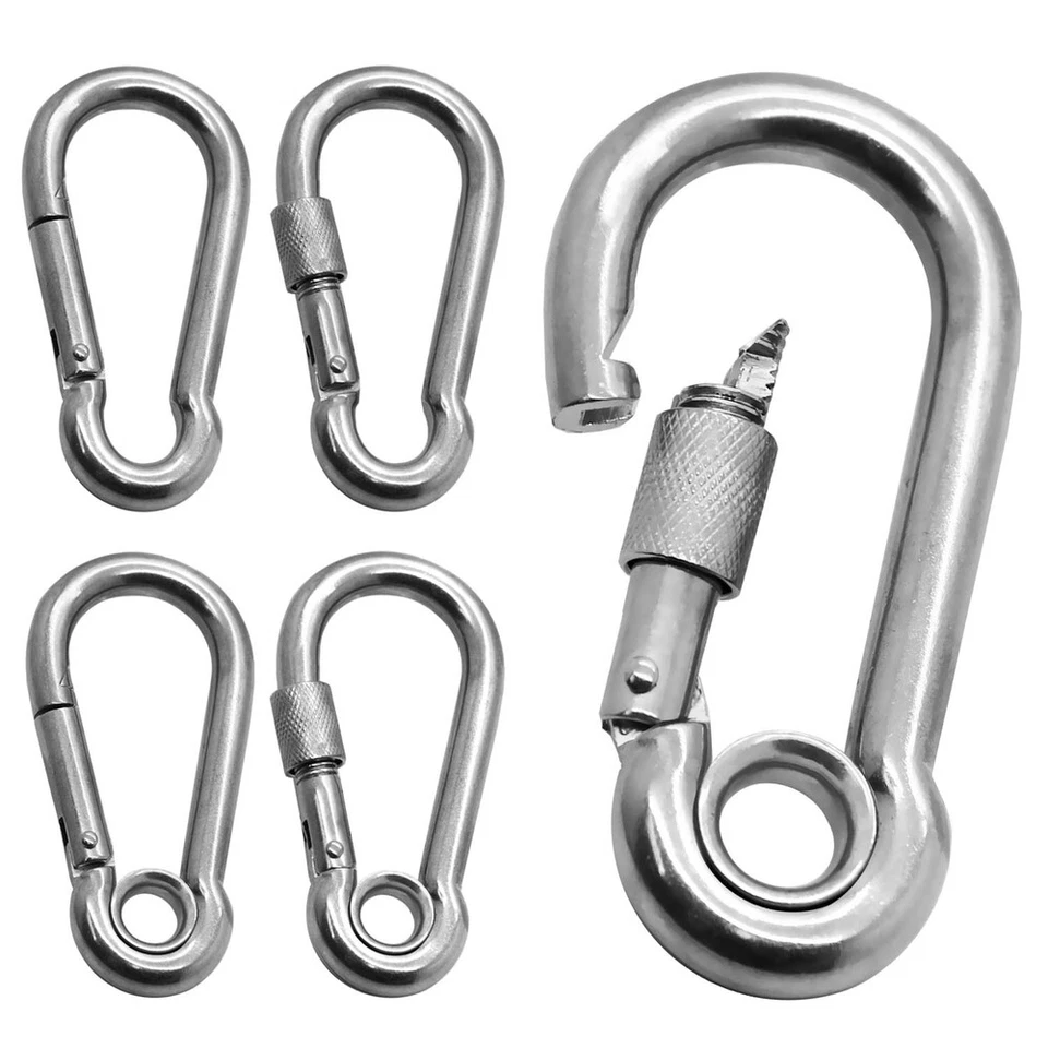 Kettennotglied Segeln Sicherungsmutter Kausche Edelstahl V4A Rostfrei Karabiner 