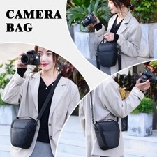 Black Digital DSLR SLR Camera Shoulder Case Waist Bag For Nikon Canon Waterproof