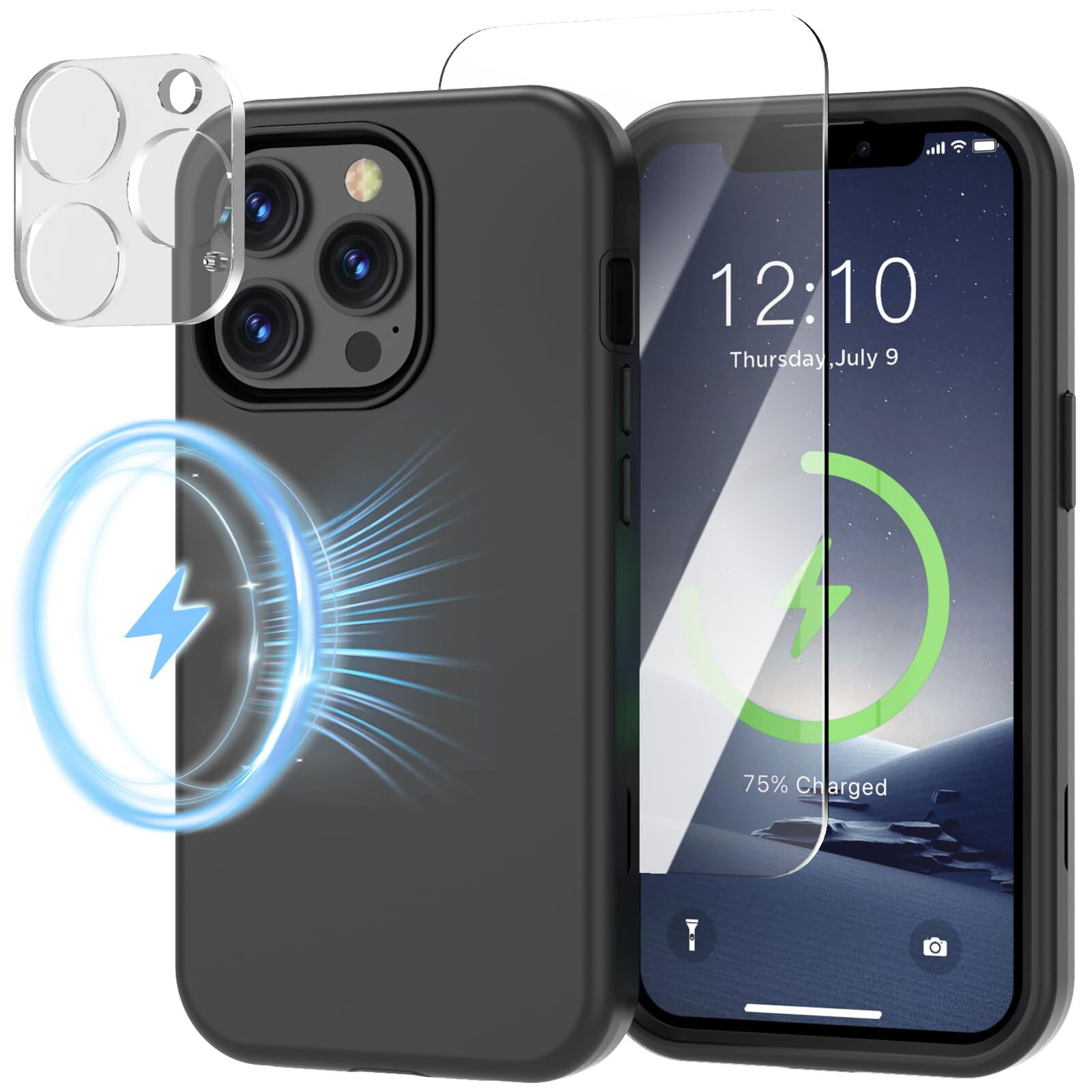 for iPhone 13 Pro Case,Compatible with MagSafe,Military Grade Drop Protection...
