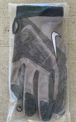 Nike Adult Football Gloves, Grey Size 4XL