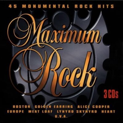 Maximum Rock (Sony, 1998) Heart, Boston, Cheap Trick, Quiet Riot, Ram J.. [3 CD]