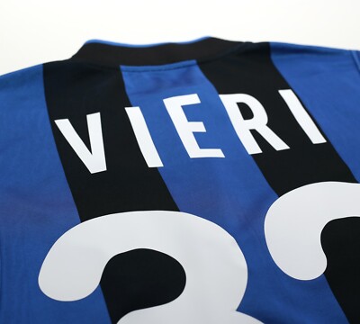2000/01 VIERI #32 Inter Milan Vintage Nike Home Football