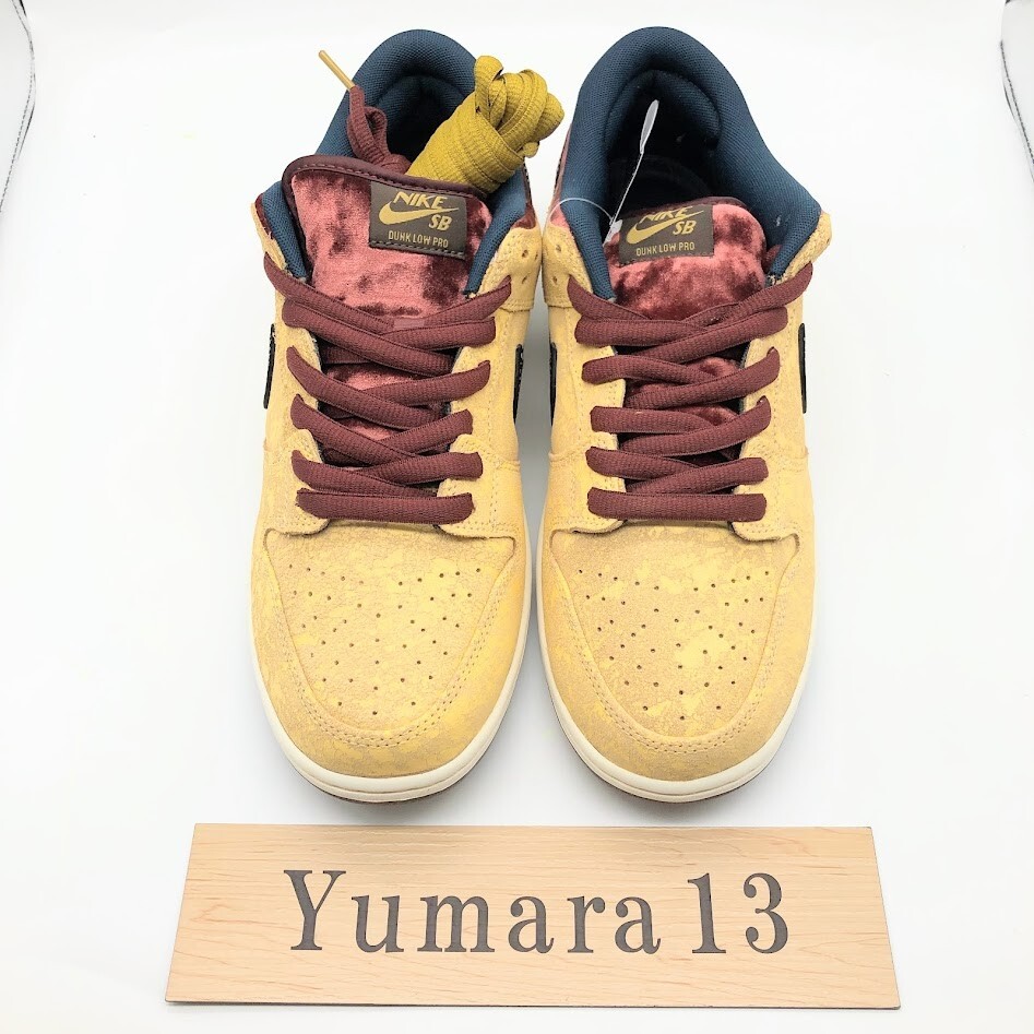 Nike SB Dunk Low Pro Celestial Gold Dark Team Red FZ1278-200