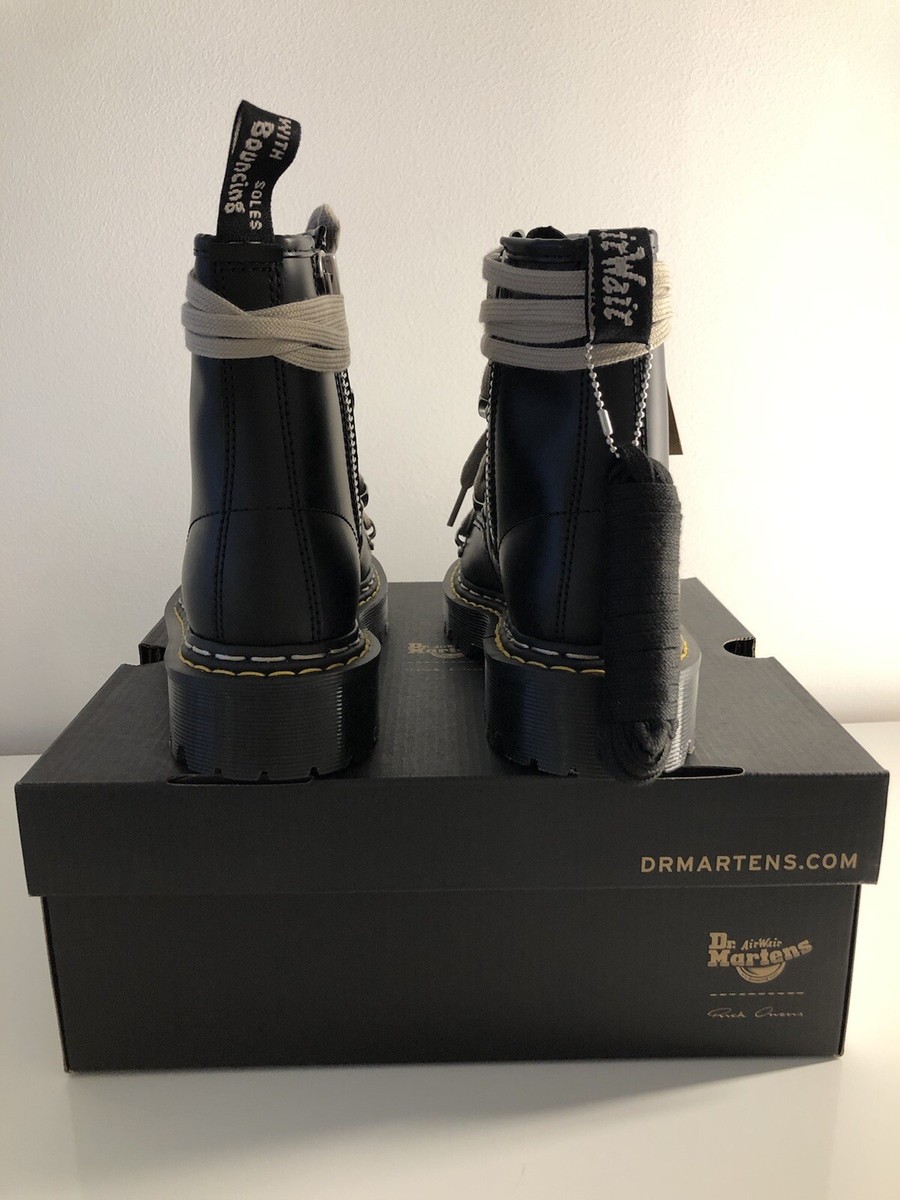Rick Owens x Dr. Martens 1460 Bex Platform Boots UK 4 EUR 37