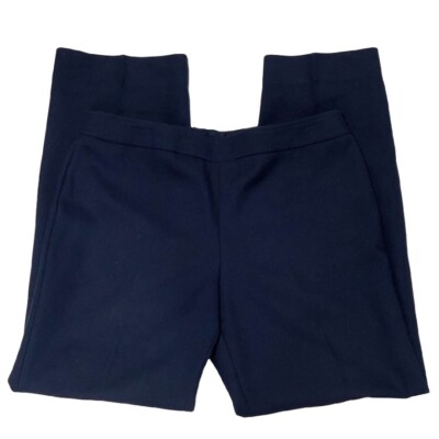 ESCADA Pants Blue Woven Wool Slacks Women's Eu 40 US 10