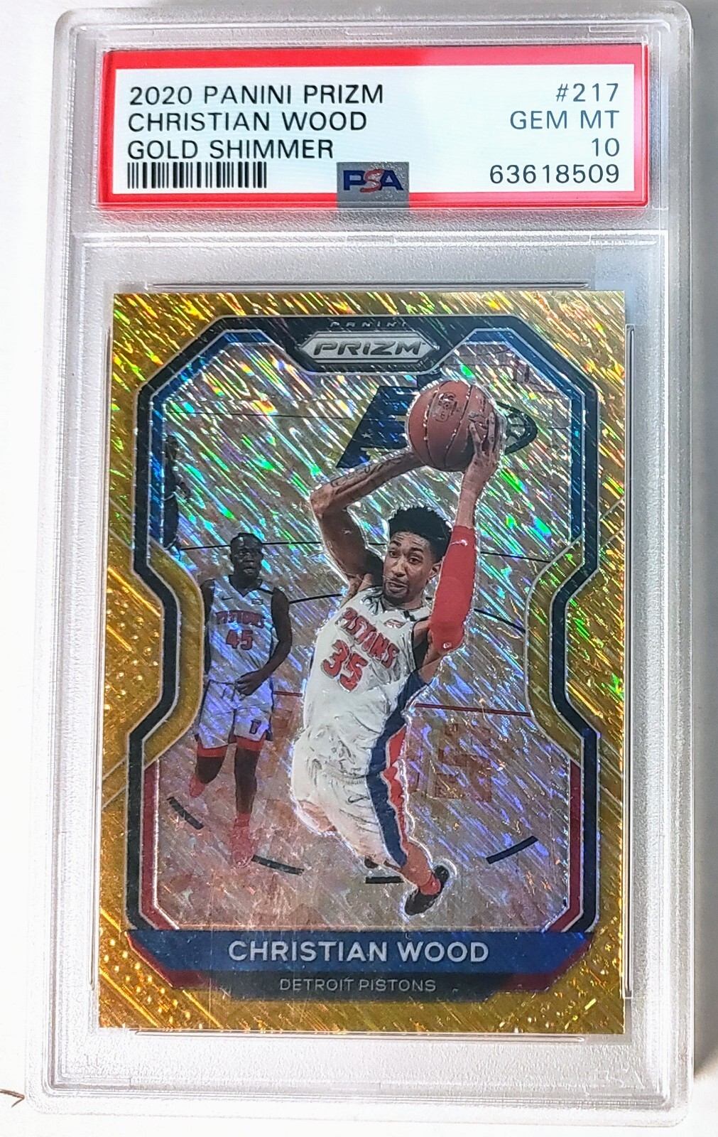 2020-21 Panini Prizm Christian Wood Gold Shimmer #ed /10 eBay 1/1 PSA 10 Mint