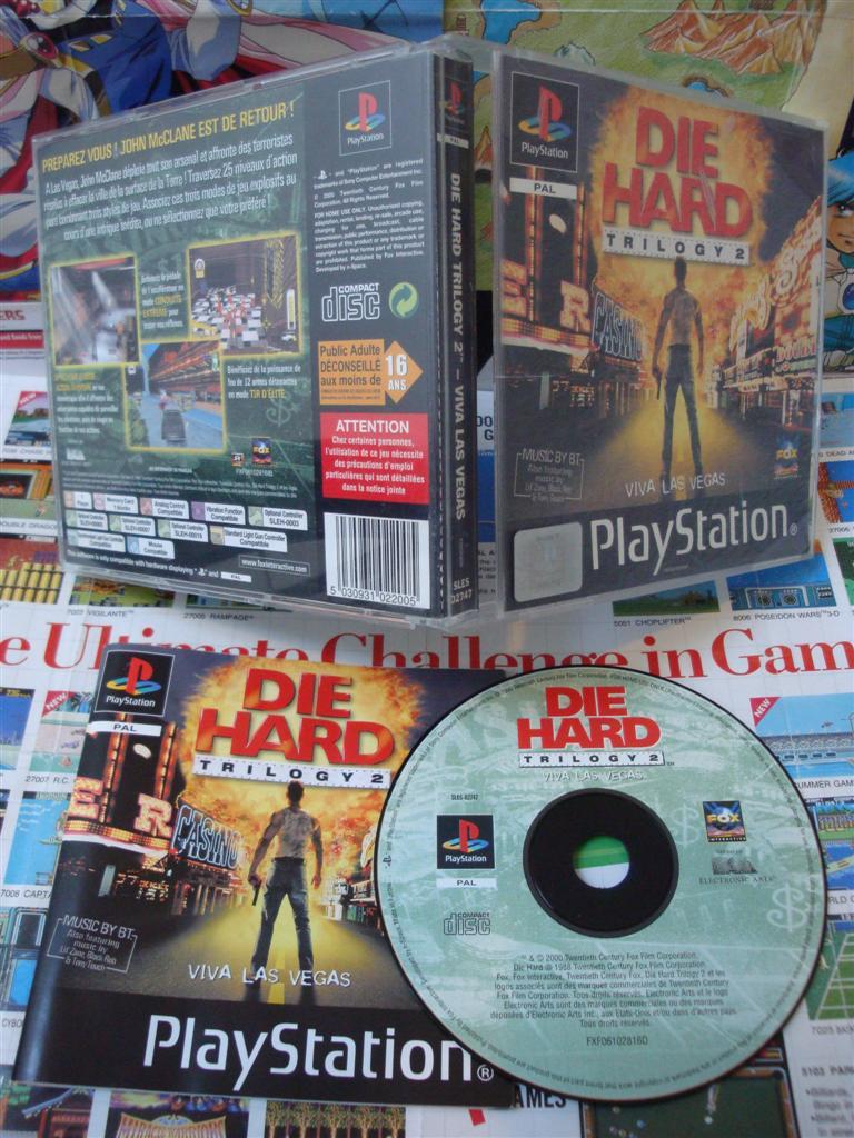 Playstation PS1:Die Hard Trilogy 2 - Viva Las Vegas [TOP & RARE] COMPLET - Fr