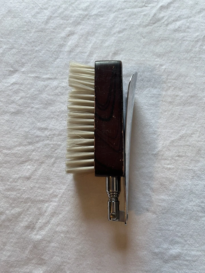 Vtg 50s Collapsible Clothing Clothes Brush, Shoe Horn for Maintenance Japan Made - Image 3 of 4