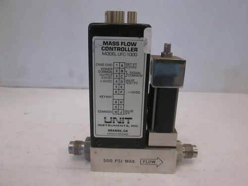Unit UFC-1000 Mass Flow Controller MFC, N0, 5 SLM, Refurb - Picture 1 of 3