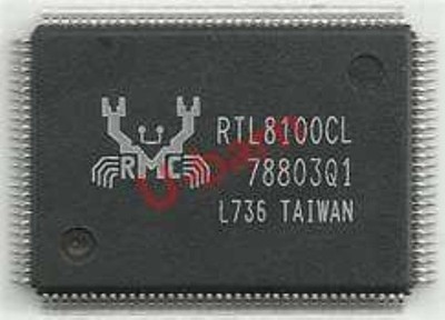   QFP,SINGLE-CHIP FAST ETHERNET CONTROLLER, RTL8100CL USA ship #pk