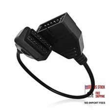OBD1 Scanner, 12 Pin to OBD1 to OBD2 16 Pin GM Adapter, Scan Diagnostic Black