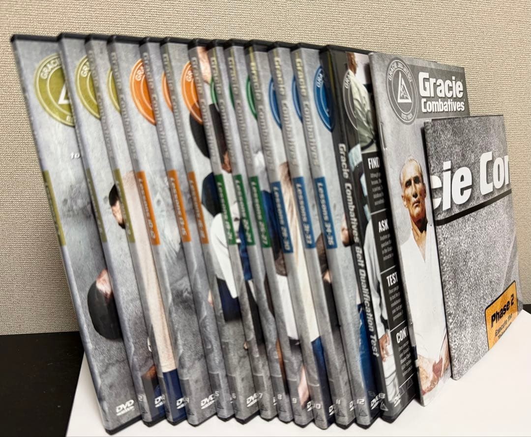 Gracie Combatives Ryron&Rener 13 Disc DVD Set Handbook Flowchart