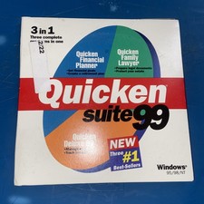 Quicken Suite 99 For Windows 95 / 98 / w/Family Lawyer Financial Planner