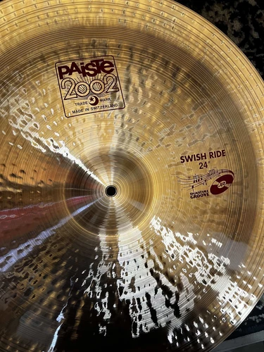 Paiste 24" 2002 John JR Robinson Swish Ride Cymbal - Picture 2 of 3