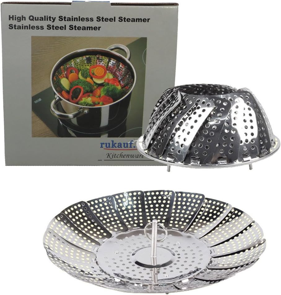 Bio Vaporiera, Accessorio per Pentola 17-27Cm Cestello per Cuocere a Vapore / Ac