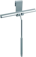Long Handle Shower Squeegee for Glass Doors - Stainless Steel with Silicone