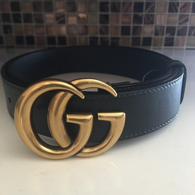 Gucci GG Buckle Belt Size 85cm Fits 27-30 Waist
