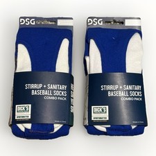 DSG Baseball Strzemię Skarpety Średnie Damskie 5-10 Męskie 4-8 Buty Unisex Niebieskie PARTIA 2
