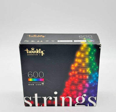  TWINKLY 600LED 48 m für Innen und Außen Lichterkette RGB Rechnung  MwSt  