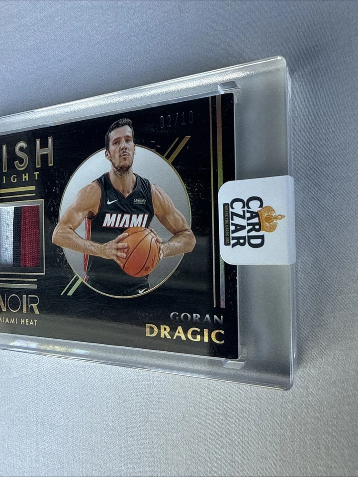 Panini Noir 2019-20 - Dish Night Memorabilia Goran Dragic #DN-GDR Prime/10 (MEM) Foto 3 de 4