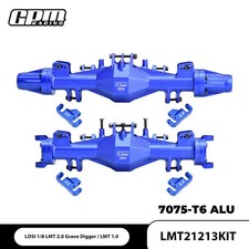 GPM 7075 Alloy Quick Release Front Rear Axle Housing Set LOSI 1/8 LMT 2.0 / 1.0