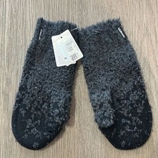 Lululemon M/L Women's Ombre Knit Textured Mittens black NWT gloves