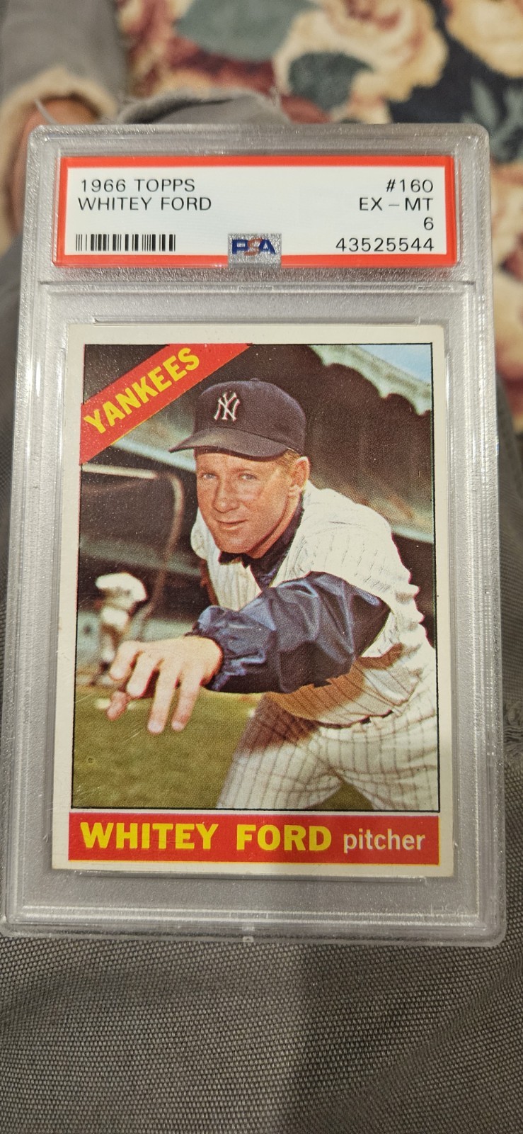 1966 Topps - Whitey Ford #160 PSA 6