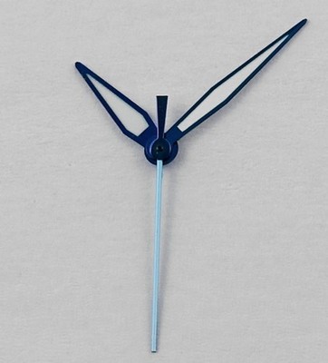 Zeigersatz für Miyota 8215 u. ä. , blau, (Lanzenzeiger, Pilotenzeiger)
