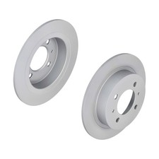 f.becker Bremsscheiben Voll Hinten Rechts Links für NISSAN Sunny II III 100nx 