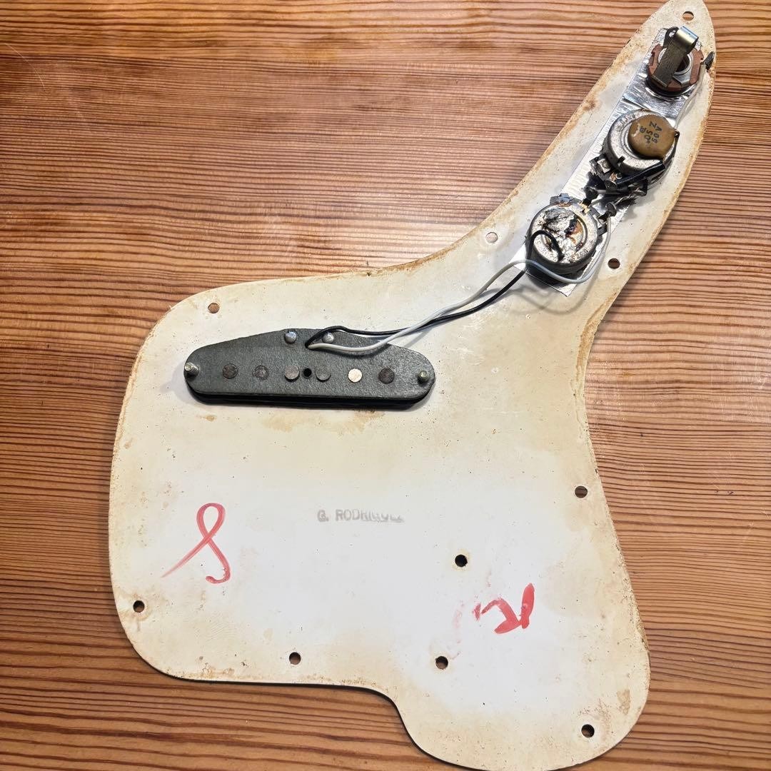 Electric Bass Guitar Fender USA Musicmaster Daphne Blue 1972 S/N